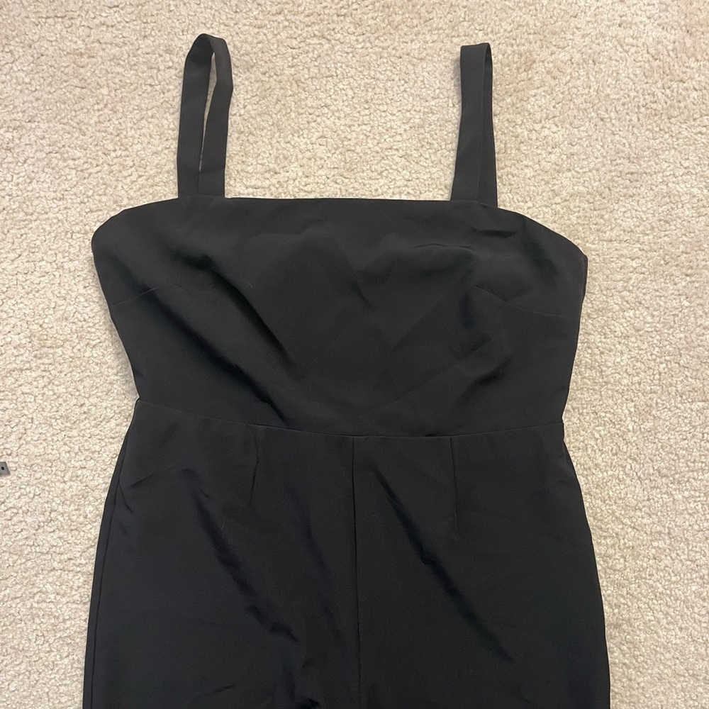 Elegant Black Sleeveless Jumpsuit